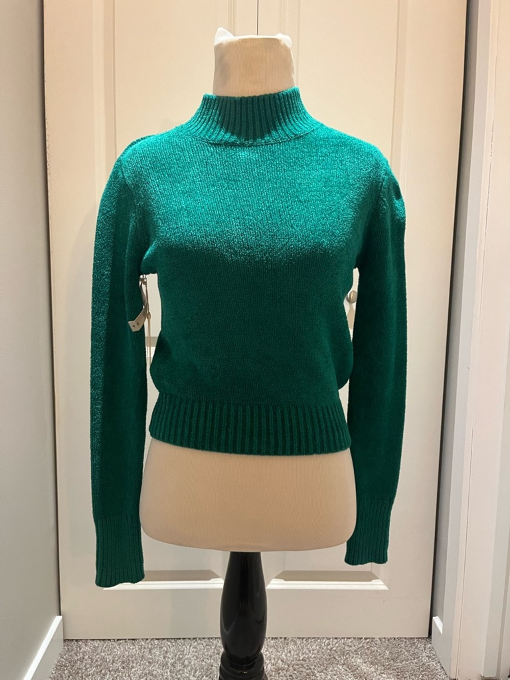 Wilfred NWT Teal Green Mock Neck Sweater
